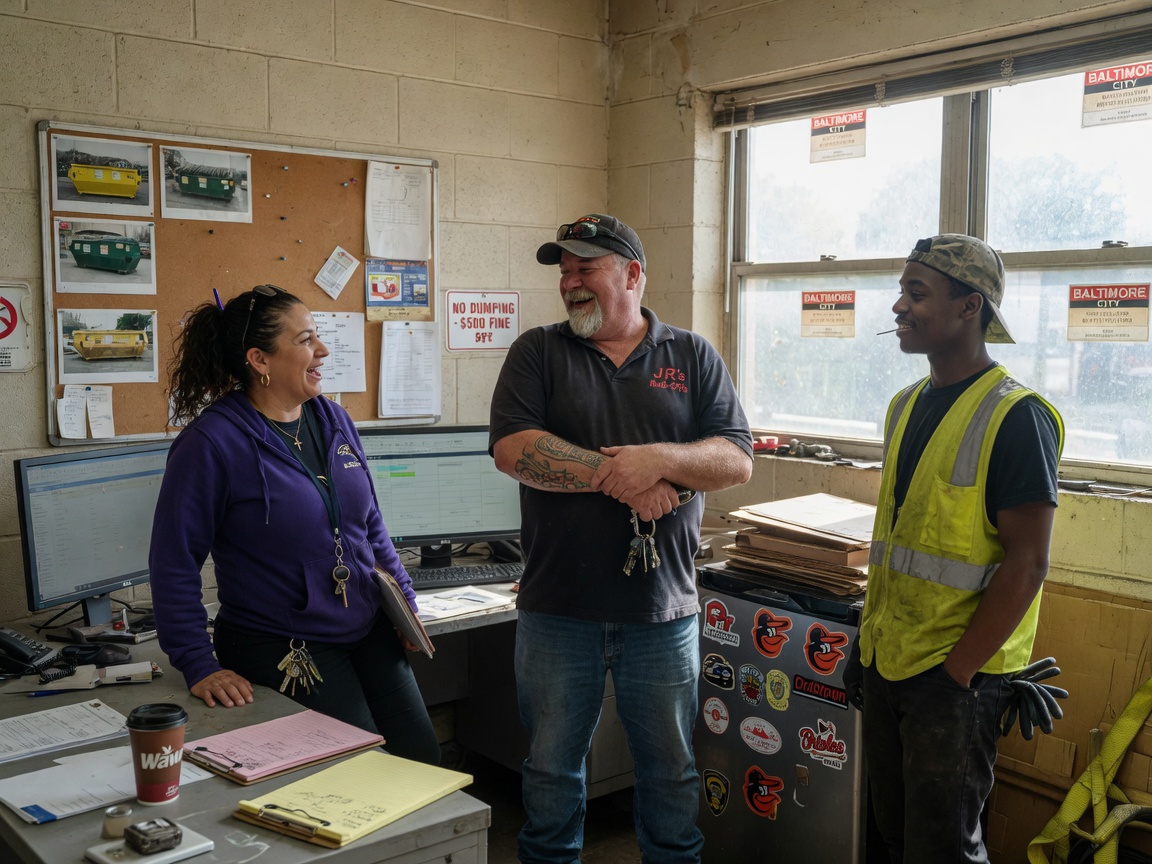 Baltimore Dumpster Rental Pros team